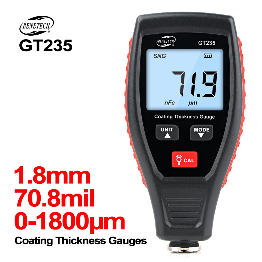 Paint Thickness Gauge - RZ Schichtdickenmessgerät Farbe Handdickenmessgerät Messgerät Autolack