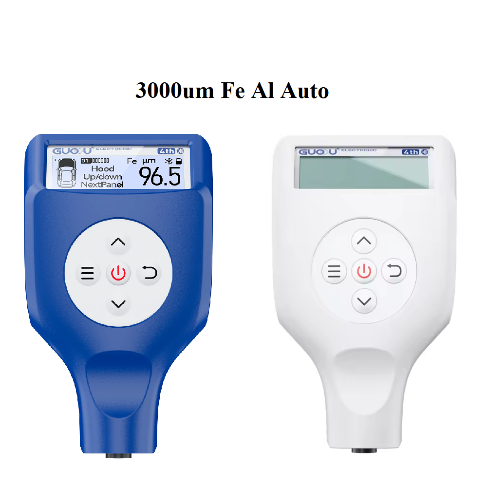 Paint Thickness Gauge - ﻿ 0–3000 μm 0,1 μm Fe