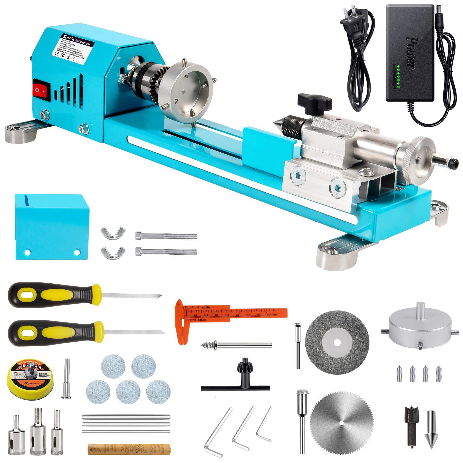 Brake Drum Lathe - Neue Elektrische Mini-Holzdrehmaschine - Perlen-Schleif- und