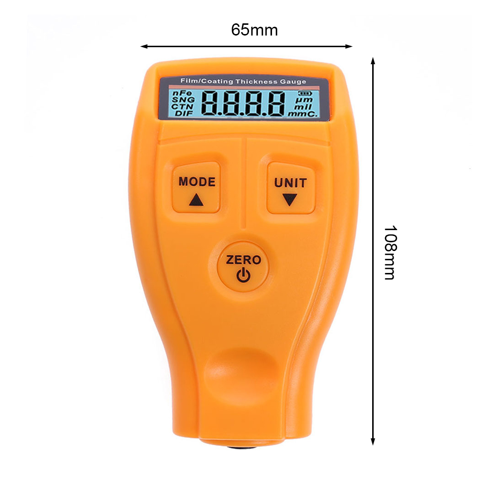 Paint Thickness Gauge - Lackschichtdickenmessgerät: Metall-Lackdicken-Tester für Verzinkung und Lackierung