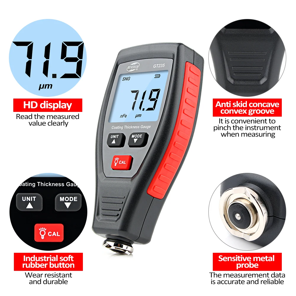 RZ Schichtdickenmessgerät Farb – Paint Thickness Gauge Bewertung und Preis