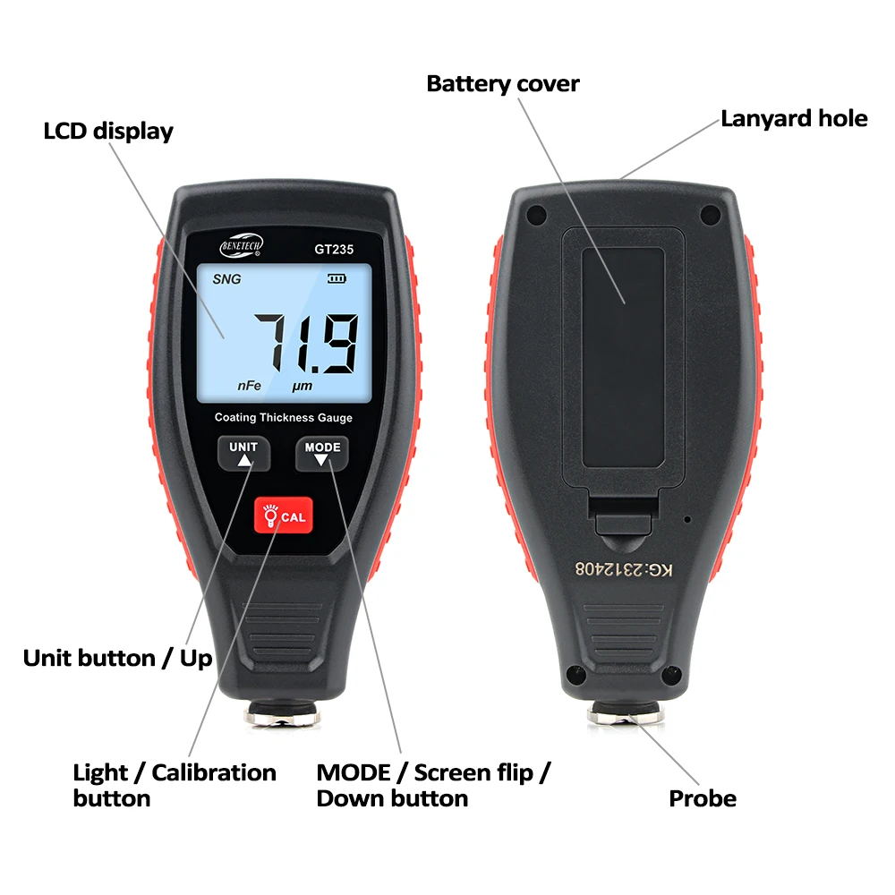 RZ Schichtdickenmessgerät Farb – Paint Thickness Gauge Bewertung und Preis