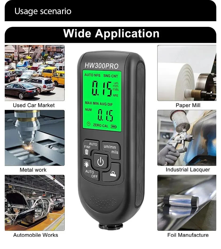 HW-300PRO Automatischer Schich – Paint Thickness Gauge Bewertung und Preis