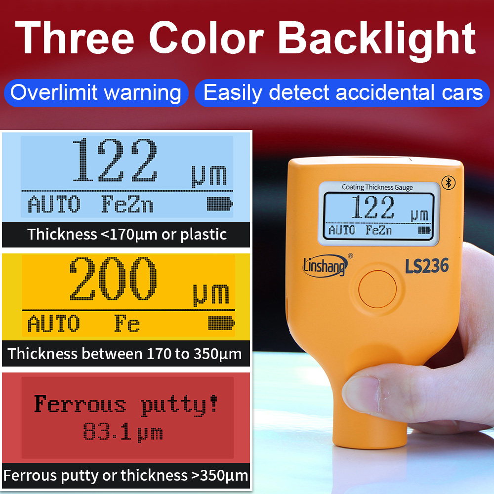 Im Angebot: LS236 Tragbares Au – Paint Thickness Gauge Bewertung und Preis